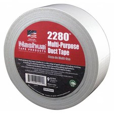 Nashua Duct Tape, White, 60 yd L, 1-7/8 in W 2280 Nashua 2280 742366009920