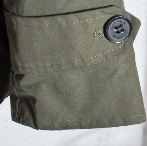 Cole Haan Jacket Mens Large Hooded Parka Raincoat Polyester Lined Signature - Picture 5 of 12