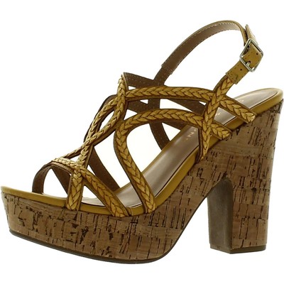 Sun + Stone Womens Nadiya Yellow Dress Sandals Shoes 5 Medium (B,M) BHFO 3313