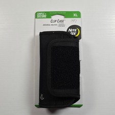 Nite Ize Clip Case Universal Holster Black XL Expandable Phone Pouch
