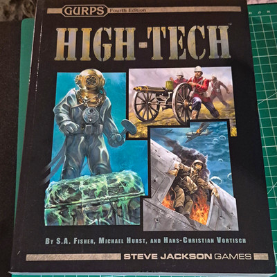 Steve Jackson Games GURPS High-Tech 4th Ed Roleplaying Supplement PB 2017