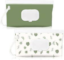 4 Pack Baby Wipe Dispenser, Portable Wet Wipes Holder Container Travel Wet