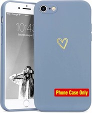 Cute Lovely Heart Case for iPhone 7/8/SE2020/2022, Slim Shockproof Phone Case