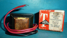 Triad F-116X Miniature Power Transformer Pri. 117V Sec. 24VCT 200mA NOS/NIB