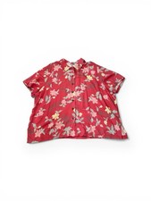 Tommy Bahama Women’s Shirt Short Sleeve Button Down Floral Size 3X