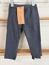 Pastels Baby Ribbed grey Leggings  multiple sizes available  NWT