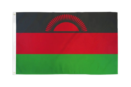 Malawi 2x3ft Poly Flag International Malawian Malawi Country National Flag - Picture 2 of 3