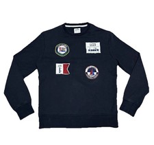 Diadora Heritage x LC23 "Sailing Crew" Sweatshirt - Made in Italy - Navy - L