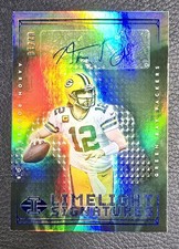 2022 Panini Illusions Aaron Rodgers Limelight Signatures Auto SSP /10 Packers QB