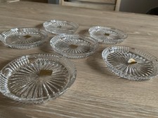 Nachtmann Gläseruntersätzer aus Kristall 6 Stück, Dekor wohl Isabella 🙂