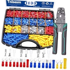 1100PCS Wire Connector Kit with Crimping Crimping style 1100PCS Crimping Tool