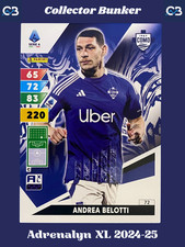 PANINI ADRENALYN XL 2024-25 ANDREA BELOTTI COMO 72 Card Attaccante TOT 220 Nuova