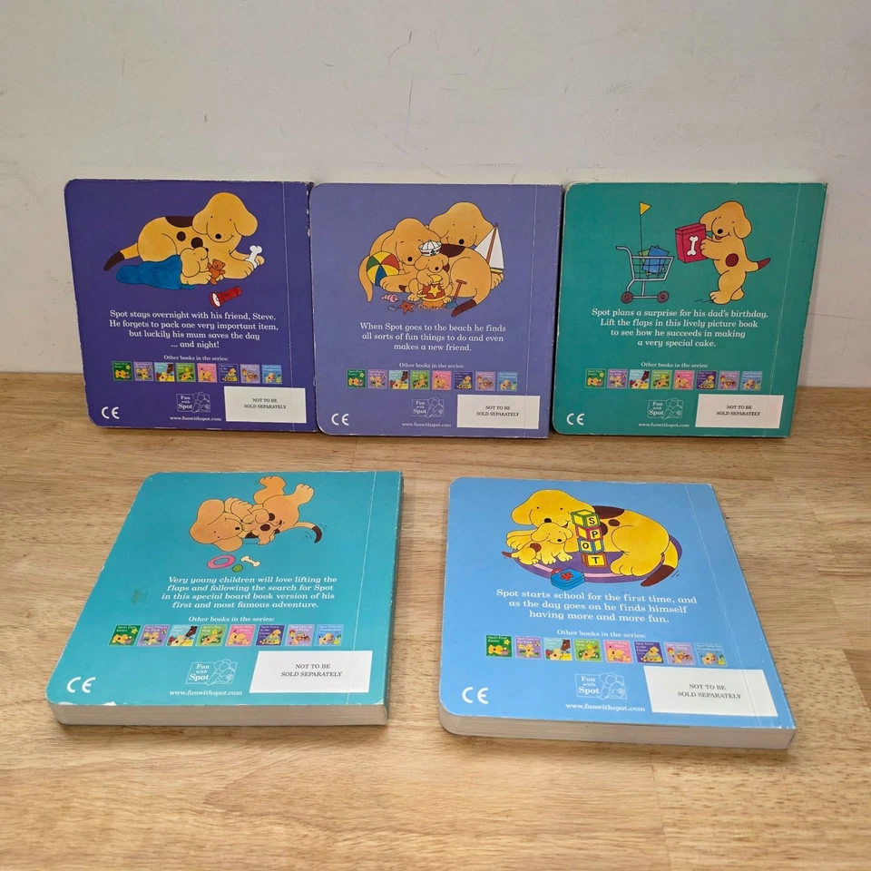 Spot’s Library of Fun 5 Book Box Set by Eric Hill Lift-the-Flap Board Books - Image 3 of 4