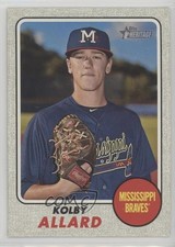 2017 Topps Heritage Minor League Edition Gray 8/25 Kolby Allard #189 1b9b