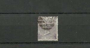 Royaume-Uni 1868 Victoria GERBE DE ROSES 6 pence lilas vif (plate 6) SG N° 105