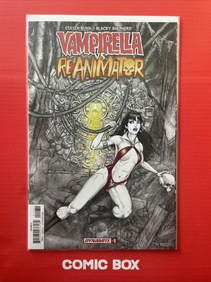 Dynamite Comics Vampirella Vs Re-animator #1 Vol 1 Blacky Shepherd Variant 2019
