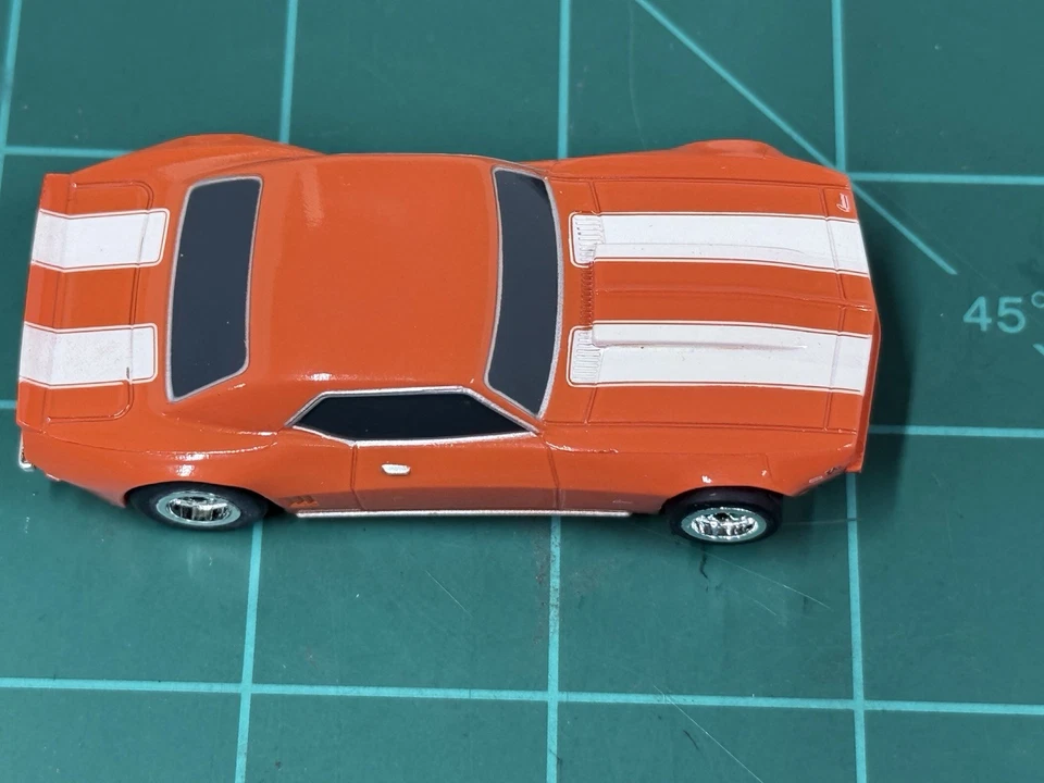 RARE  AFX RACEMASTERS MEGA G, '69 CAMARO Z-28, ORANGE/WHITE,  NEW MInt Set Only - Image 2 of 4