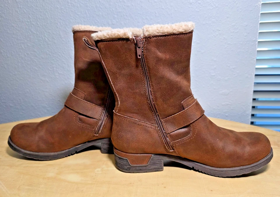 White Mountain Women's Fashion Winter Casual Boots Brown Size - 9M - Image 4 of 4