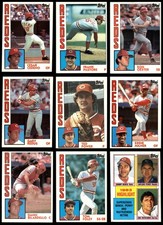 1984 Topps Cincinnati Reds Team Set 5.5 - EX+ 7300932