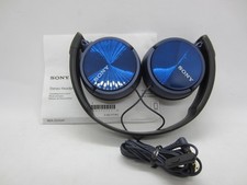 Sony MDR-ZX310AP Blue Over Ear Stereo Studio Monitor Swivel Folding Headphones