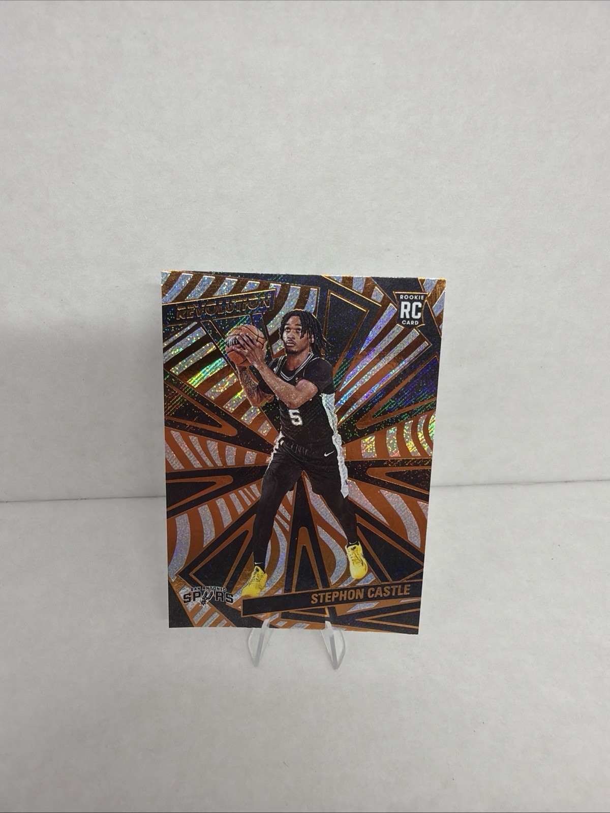 2024-25 Panini Revolution - Rookies Stephon Castle #116 Fractal (RC)