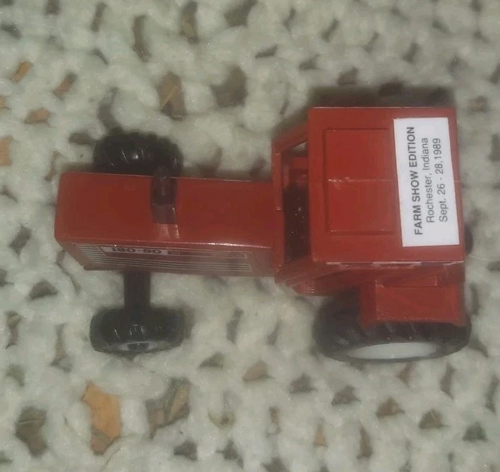 1989 Rochester Indiana Hesston 180-90 DT 1/64 Ertl Farm Toy Tractor - Image 3 of 4