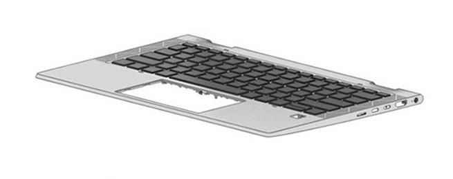 HP M46071-031 SPS-TOPCOVER W/KB CP BL UK