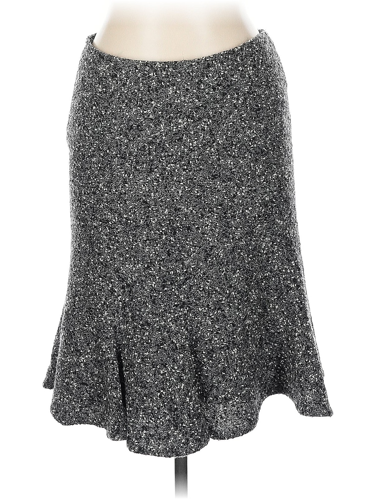 Valentino Women Gray Wool Skirt 12 - image 2
