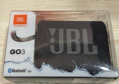 NEW/SEALED JBL Go 3 4.2W Portable Waterproof Speaker - Black (JBLGO3BLKAM)