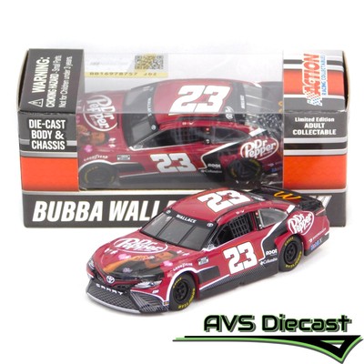 Bubba Wallace 2021 Dr. Pepper Fan Vote 1:64 Nascar Diecast Chassis Rubber Tires