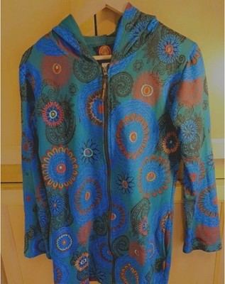 Chapati GURU Mantel NEU Jacke Mittelalter Tailliert M Stickerei Indie hippie