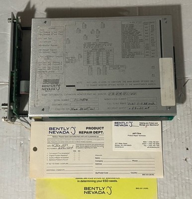 Bently Nevada Ramp Differential Expansion Monitor 3300/46-03-04-01-00