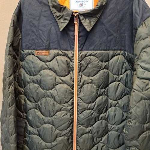 OBERMEYER Sage Green KADEN Quilted Duck Down Jacket Sz XXL 2XL image 2