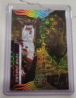 🏀 2021-22 Panini Illusions DWYANE WADE Gold Holo #3/25 JERSEY # EBAY 1/1 #124