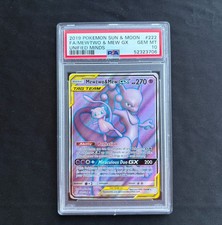 2019 POKEMON SUN & MOON UNIFIED MINDS #222 FULL ART/MEWTWO & MEW GX PSA 10 on eBay