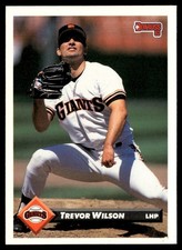 1993 Donruss Trevor Wilson San Francisco Giants #578