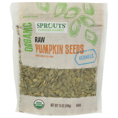 3 Pack - Sprouts Organic Raw Pumpkin Seed Kernels 12 oz