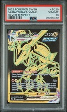 PSA 10 Rayquaza Vmax TG29/TG30 Pokemon Silver Tempest Holo Full Art Graded Card