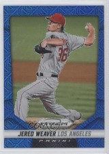 2014 Panini Prizm Blue Mojo Prizm 25/75 Jered Weaver #138 0c6