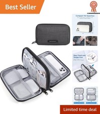 Versatile Cord Organizer with Adjustable Pouches Perfect for Travel Essentials