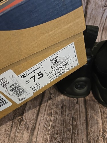 Champion Rally Pro Rally CPS10066M Sneaker Black Men's Size 7.5 Pull-on New (5) - Picture 7 of 7