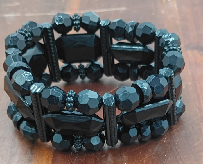Black stretch braclet - image 2
