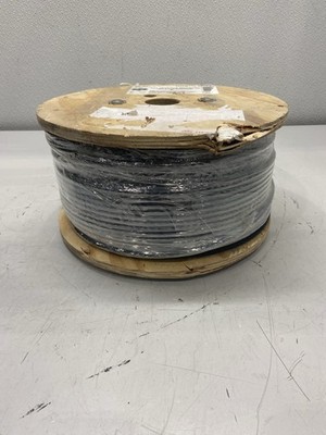 Fehr 1/4 X 500' 7X19 Black Hot Dip Galvanized Steel Cable Black 2G9B250-00500