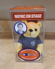 'NSync Limited Edition Collector's Beanie Bear JOEY in Original Case w/Tags RARE