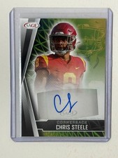 2022 SAGE Autographs Chris Steele RC Auto #A-CS3 USC Trojans
