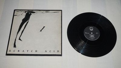 Scratch Acid  : Scratch Acid, Rare UK Press Vinyl LP 1986 Fundamental HOLY 1