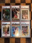PSA Graded Michael Jordan Card Lot x6 Fleer Flair Topps All-Star Bulls