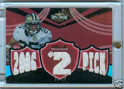 REGGIE BUSH 2006 TRIPLE THREADS 10-RELIC RC #/36 | eBay REGGIE BUSH 2006 TRIPLE THREADS 10-RELIC RC #/36 | eBay