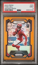 2023 Panini Prizm Tank Dell Orange /249 Rc Rookie Psa 9 MINT #341