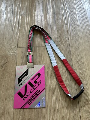 2022 Japan F1 VIP Paddock Pass Max Verstappen Suzuka 2nd Title Red